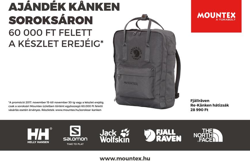IMÁDJÁTOK A HÁTIZSÁKOKAT? MOUNTEX AKCIÓ!